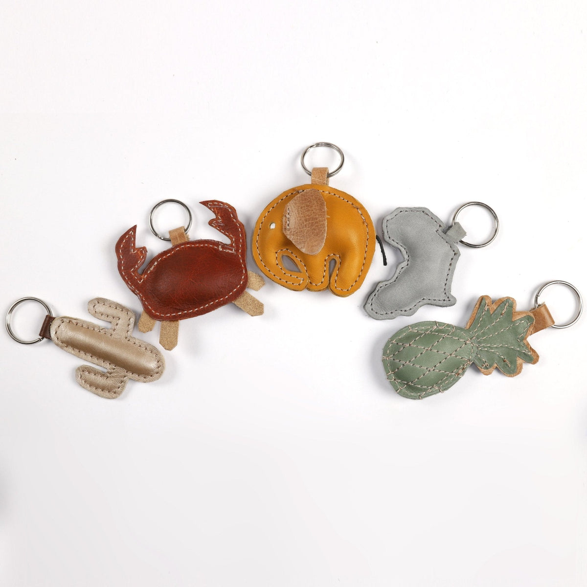 Thandana Leather Animal Key Ring - KaryKase