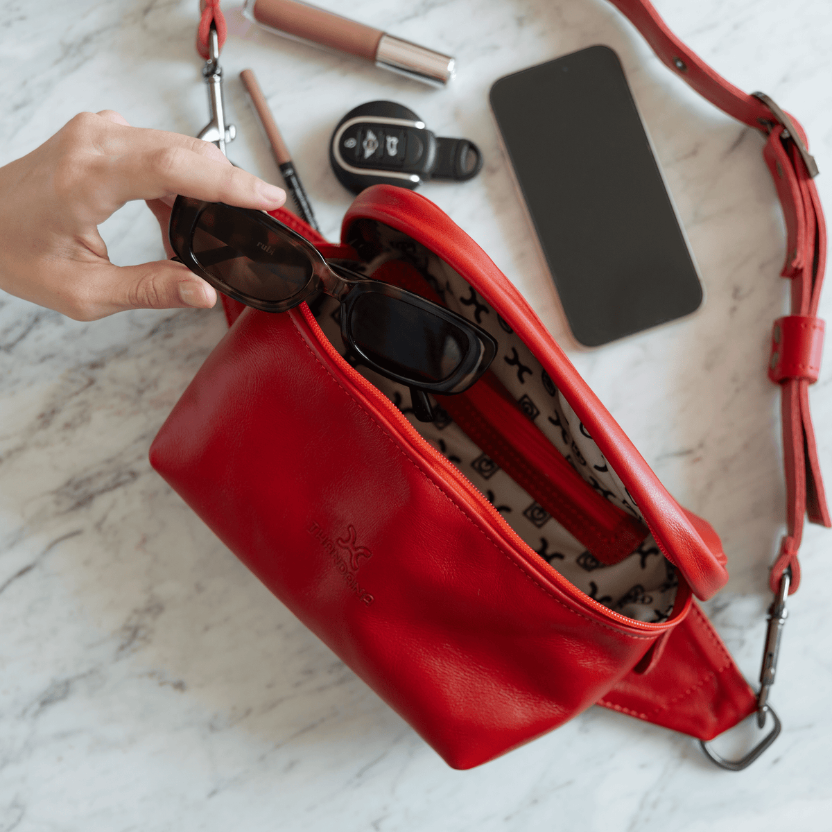 Thandana Leather Ari Bum Bag - Fanny Pack - KaryKase