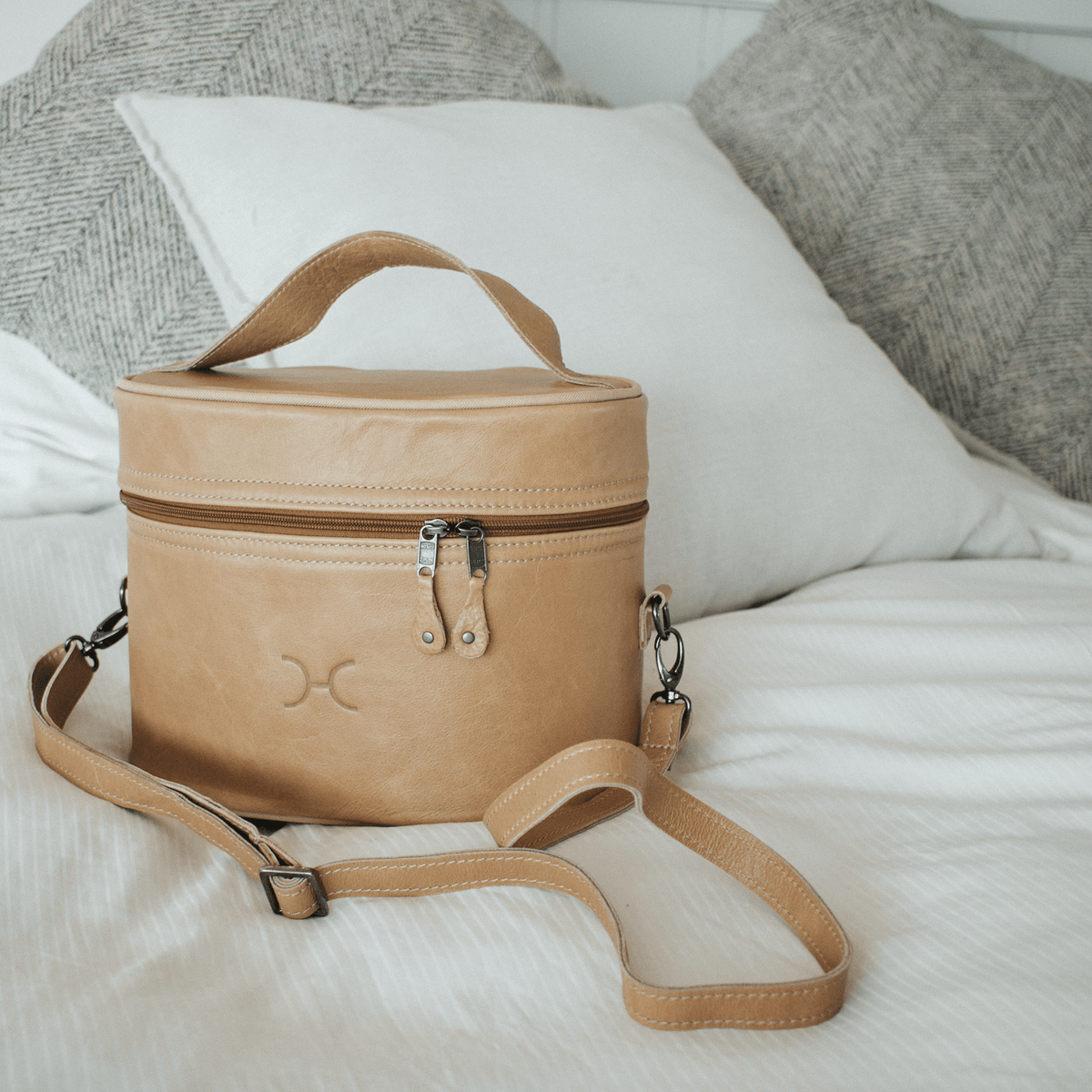 Thandana Leather Bougie Vanity Bag - KaryKase
