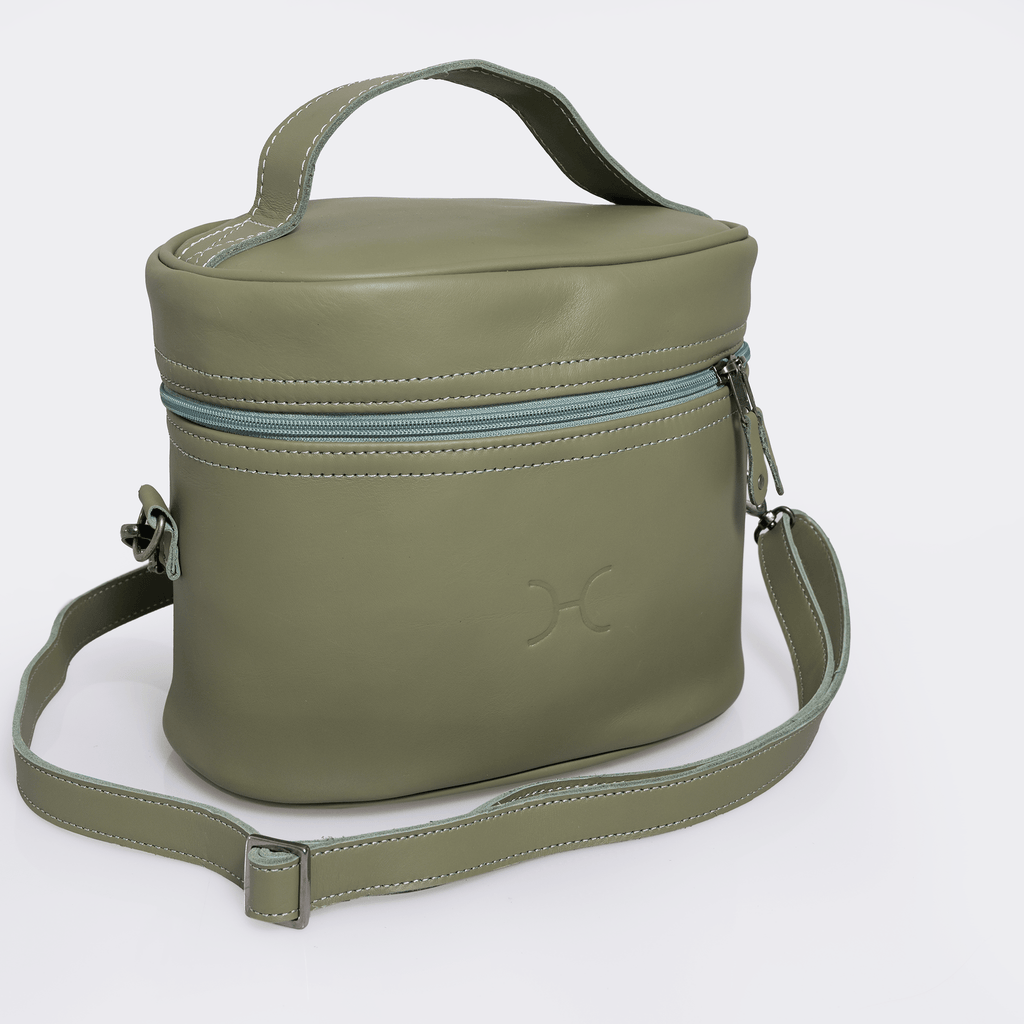 Thandana Leather Bougie Vanity Bag - KaryKase