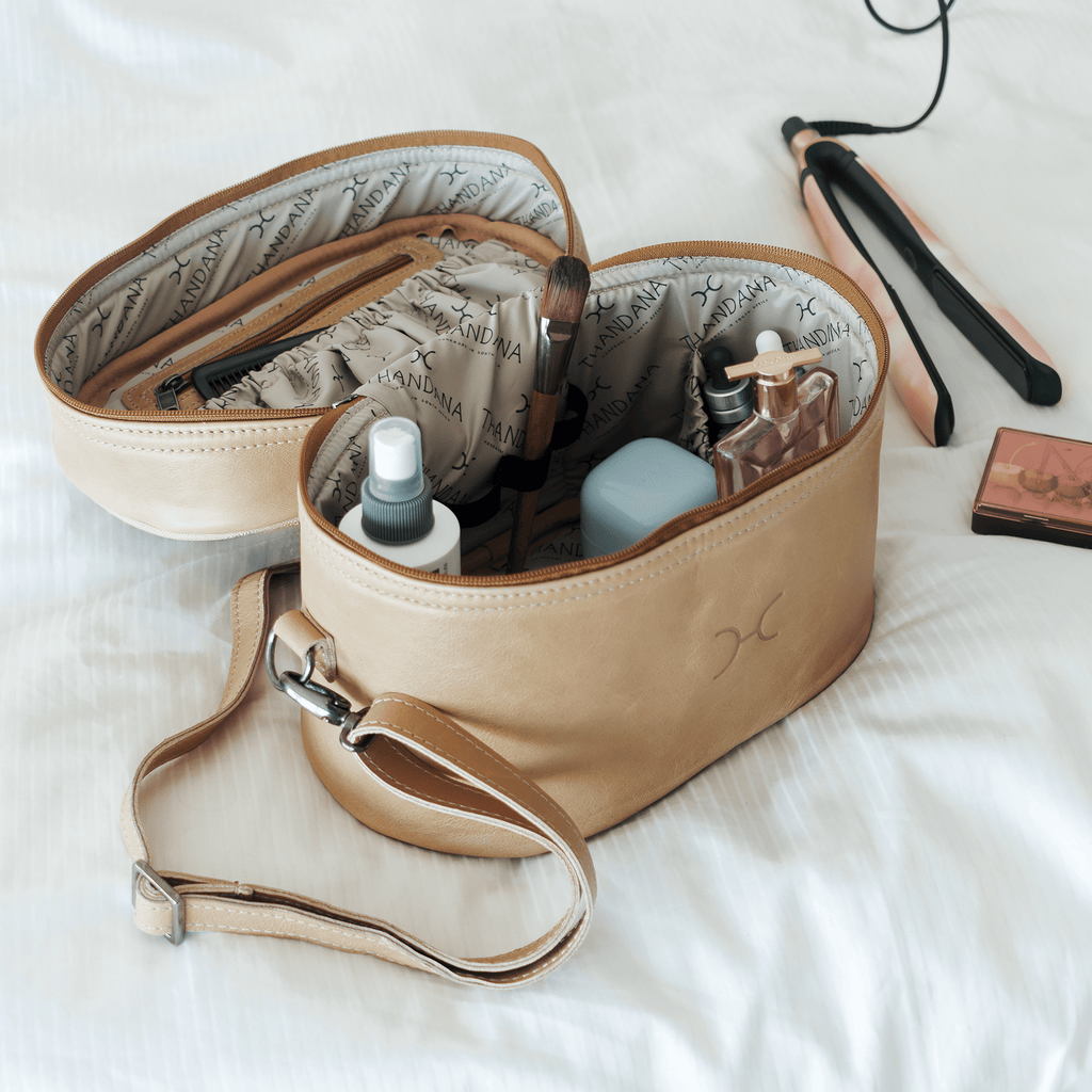 Thandana Leather Bougie Vanity Bag - KaryKase
