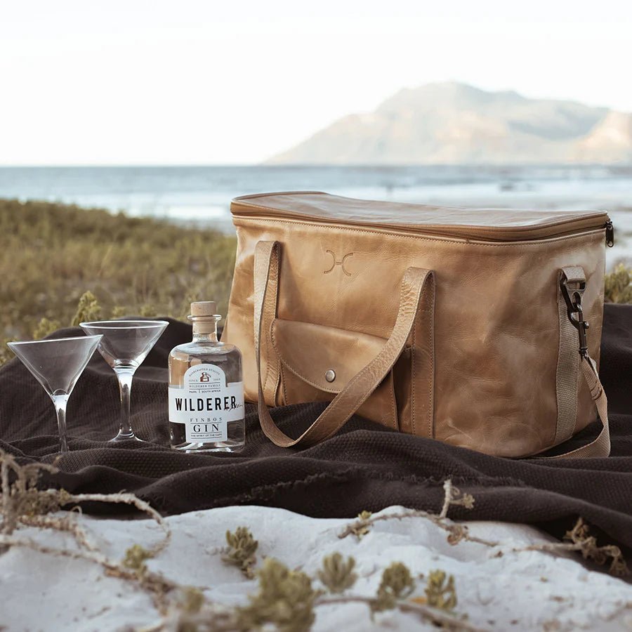 Thandana Leather Caddy Cooler Bag - KaryKase