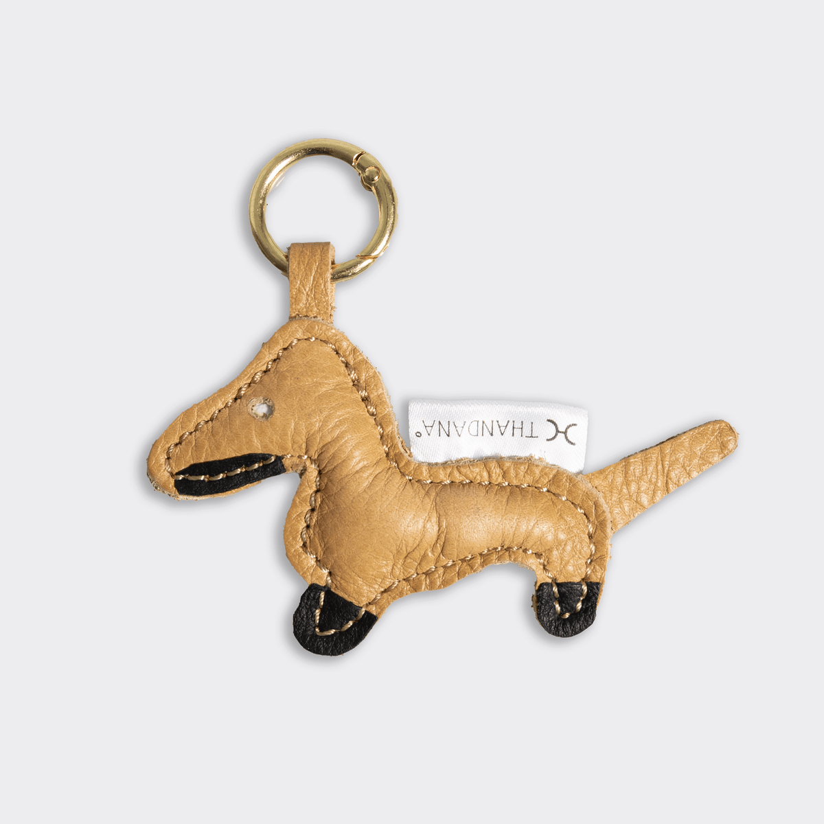 Thandana Leather Charm Key Ring - KaryKase