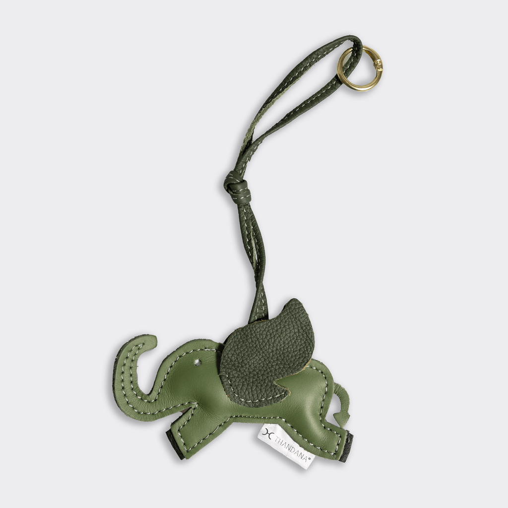 Thandana Leather Charm Key Ring - KaryKase