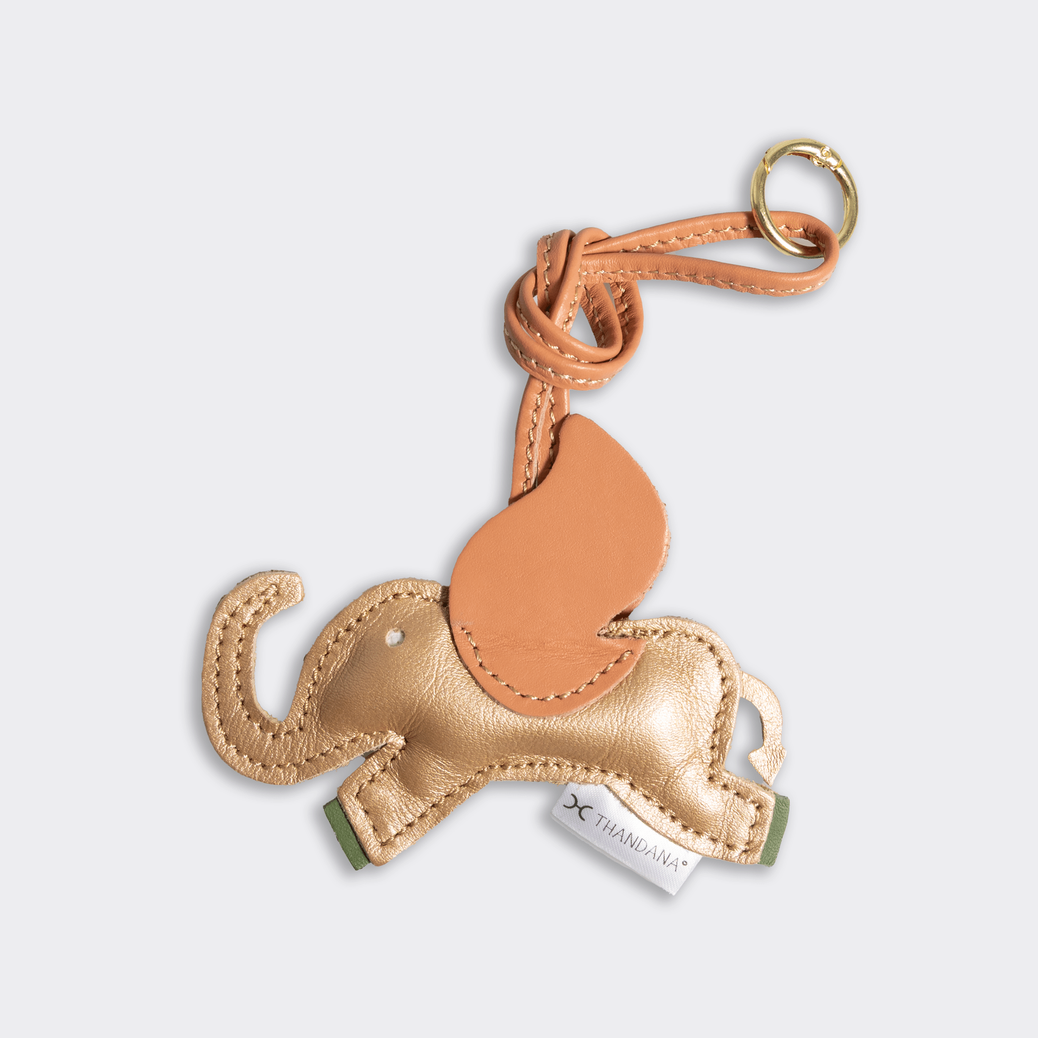 Thandana Leather Charm Key Ring - KaryKase