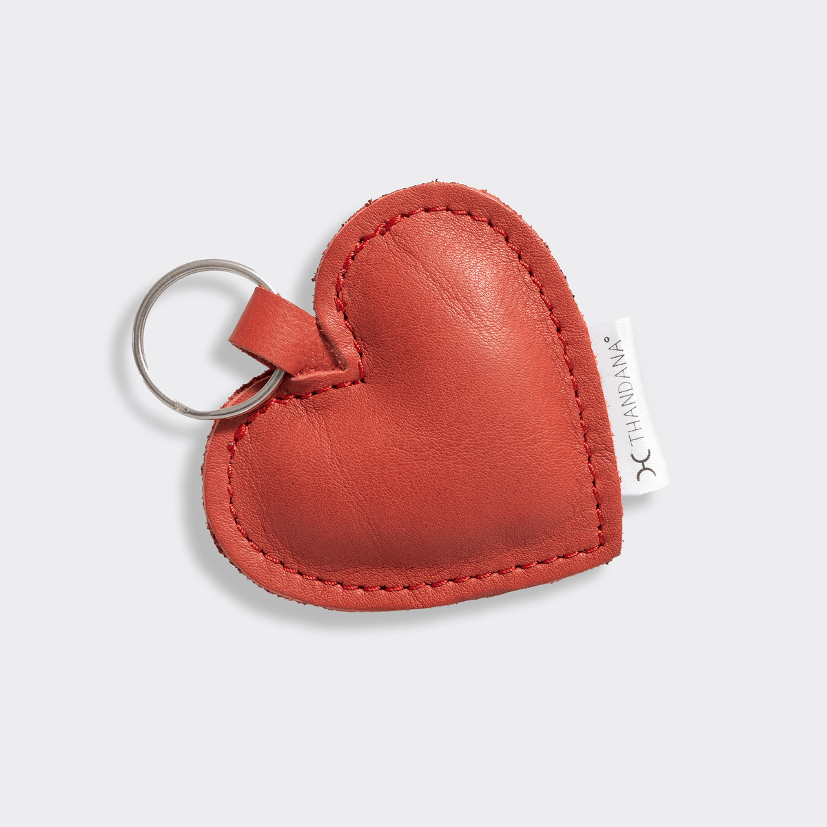 Thandana Leather Heart Key Ring - KaryKase