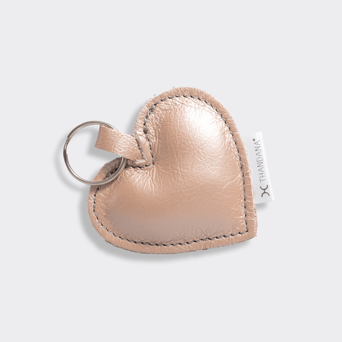 Thandana Leather Heart Key Ring - KaryKase