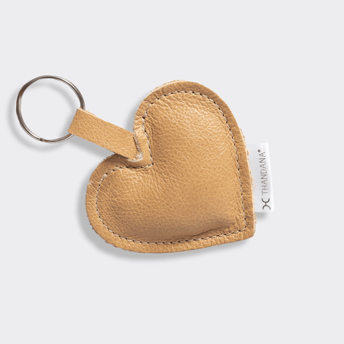 Thandana Leather Heart Key Ring - KaryKase