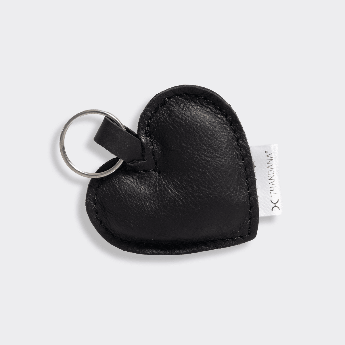 Thandana Leather Heart Key Ring - KaryKase