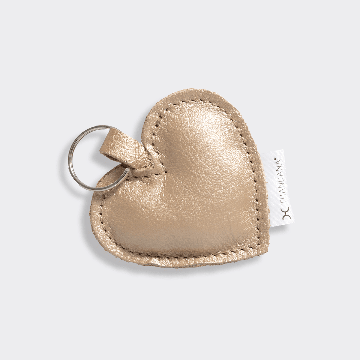 Thandana Leather Heart Key Ring - KaryKase