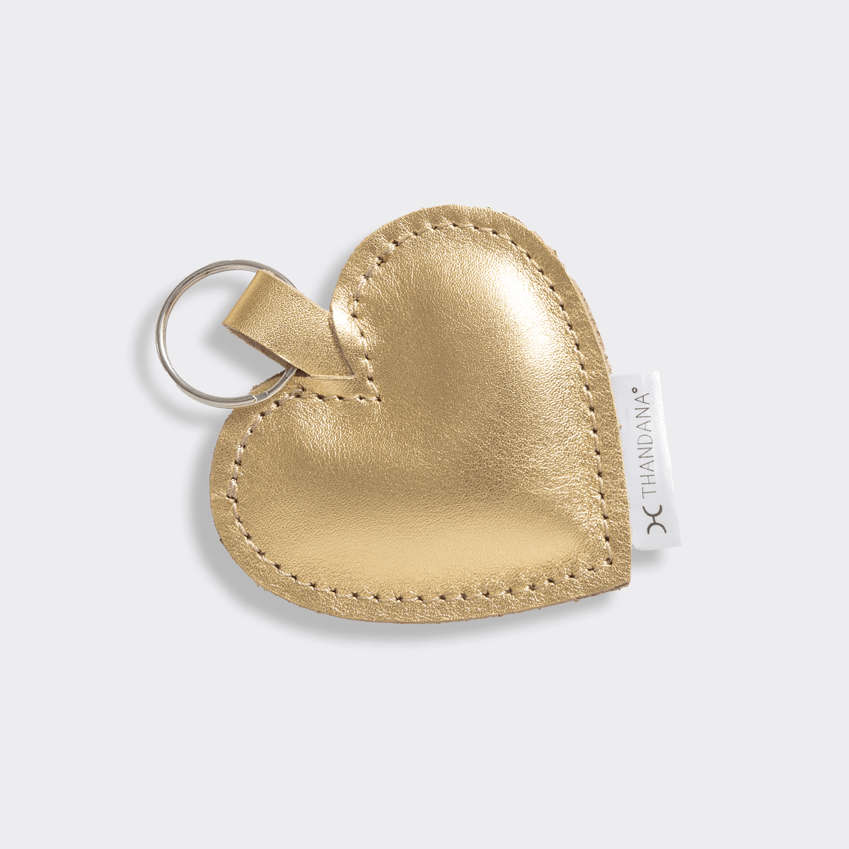 Thandana Leather Heart Key Ring - KaryKase