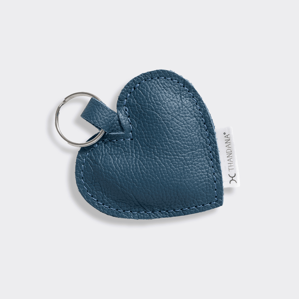Thandana Leather Heart Key Ring - KaryKase