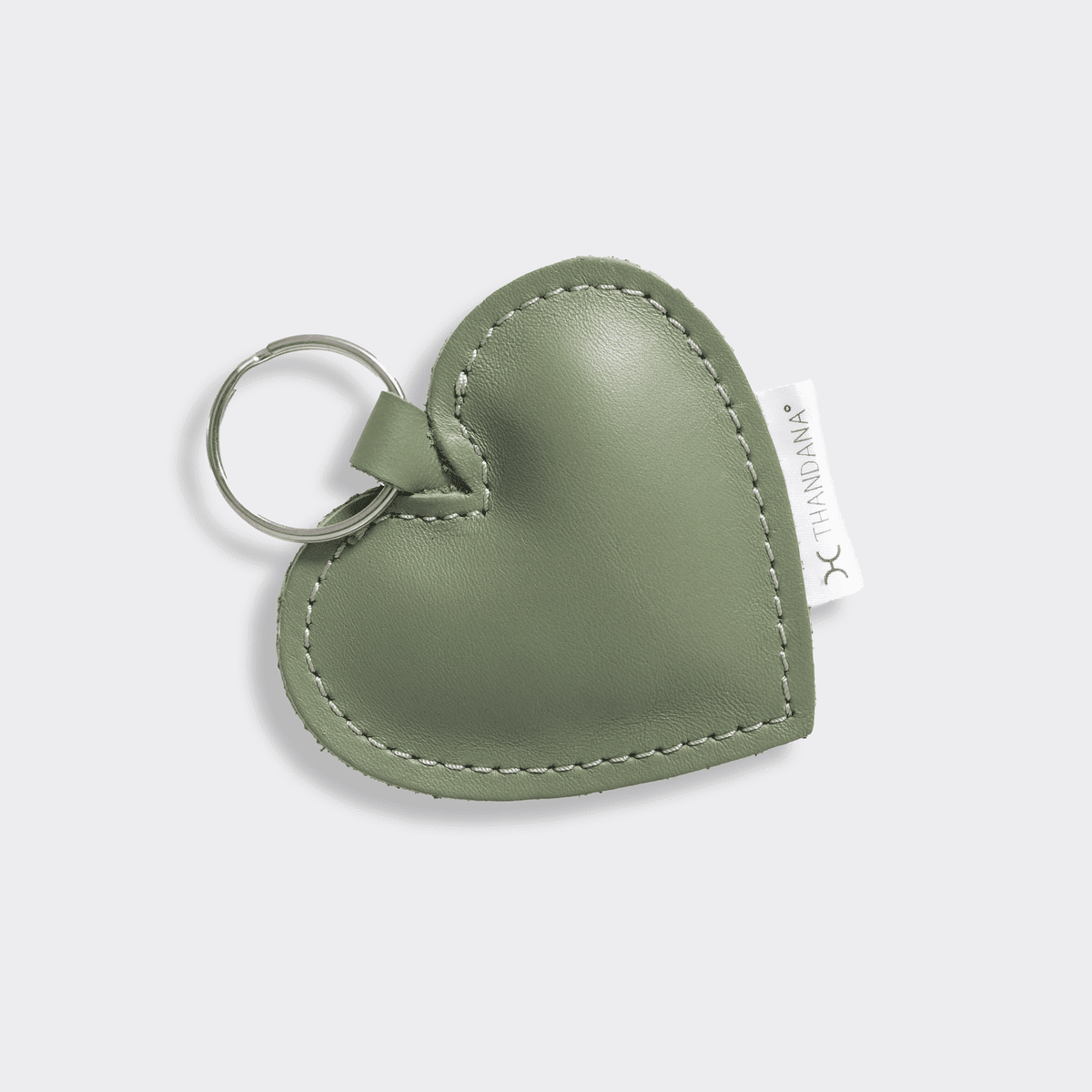 Thandana Leather Heart Key Ring - KaryKase