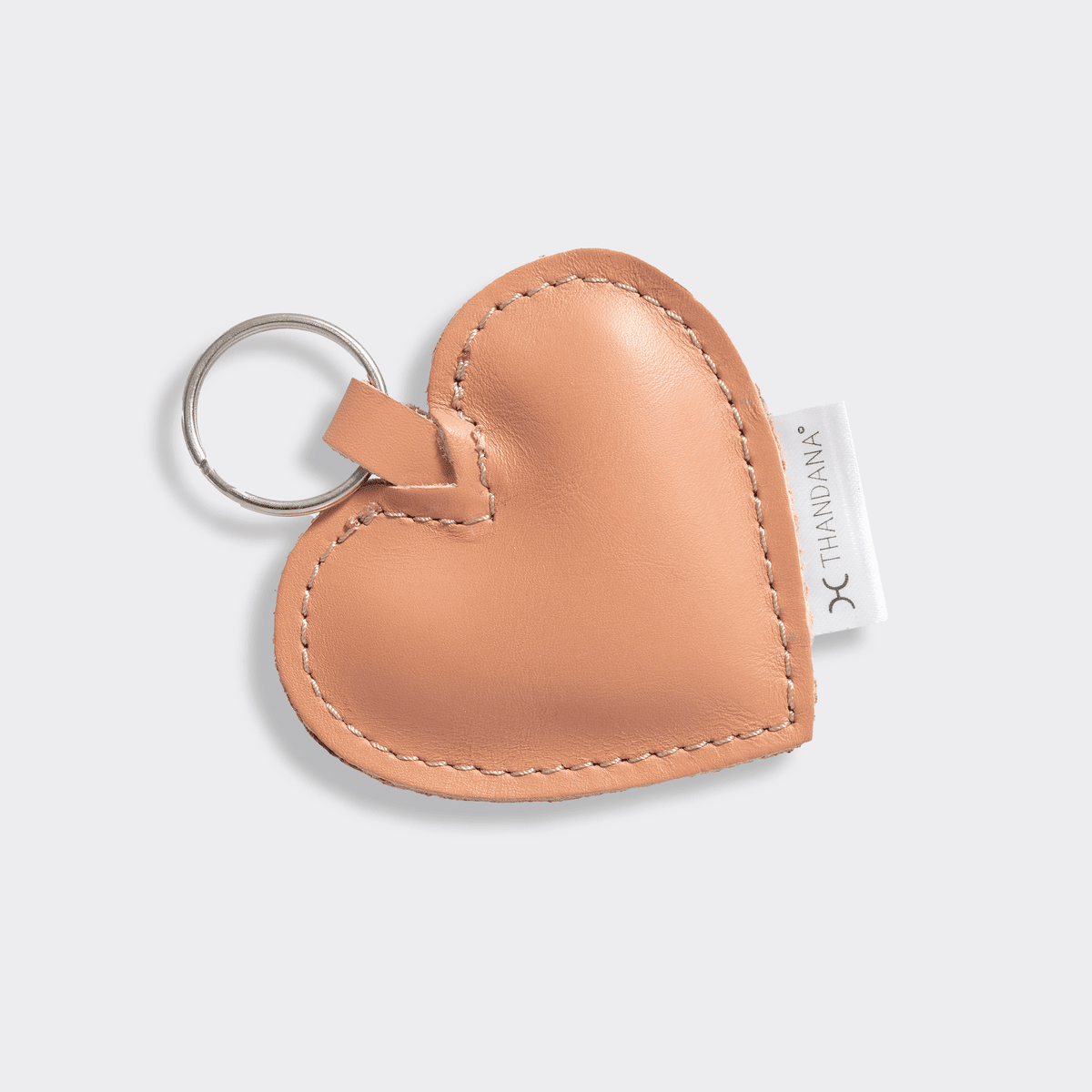 Thandana Leather Heart Key Ring - KaryKase