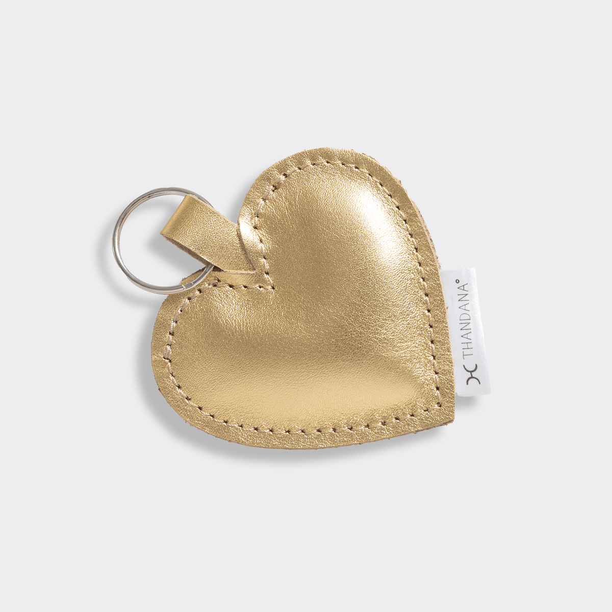 Thandana Leather Heart Key Ring - KaryKase
