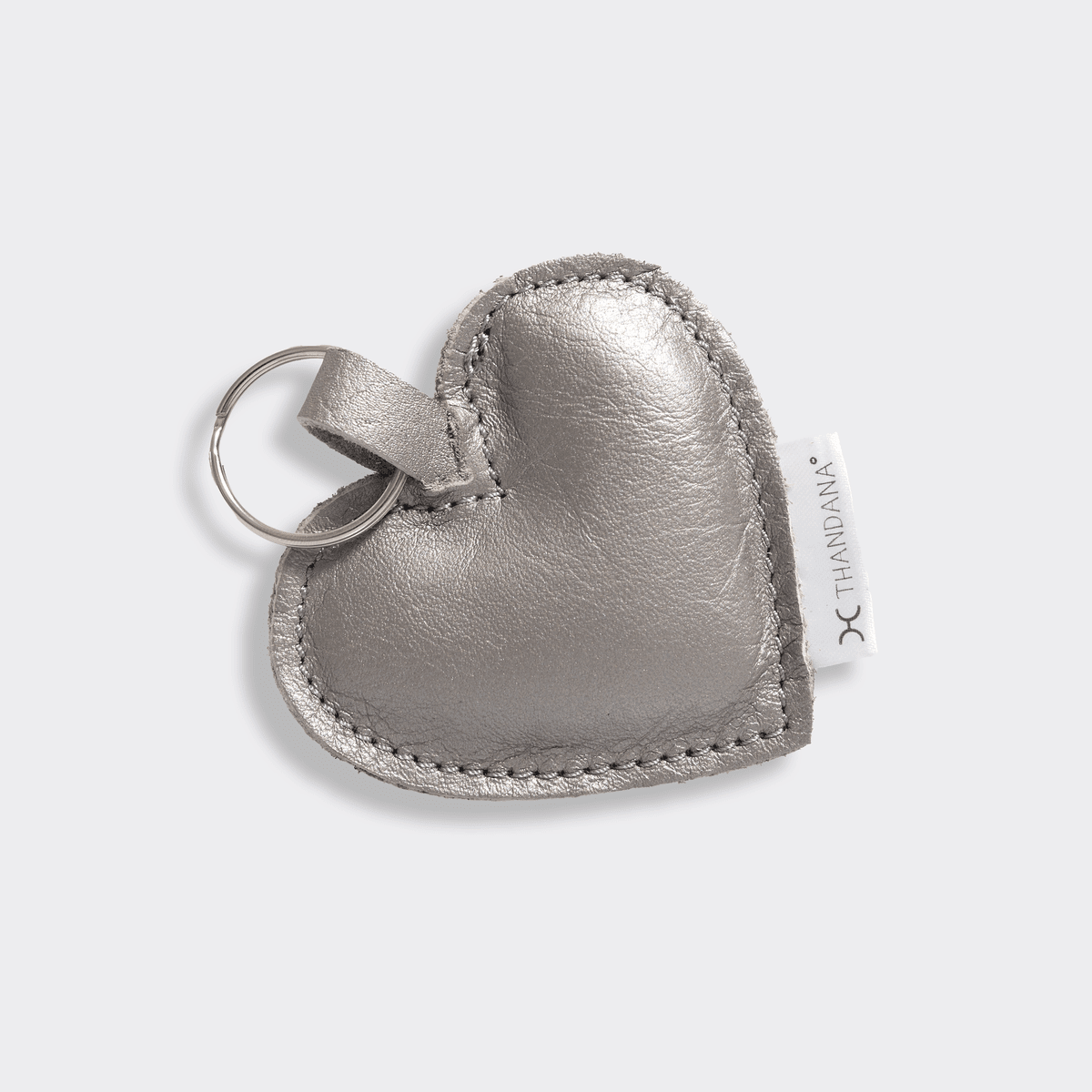 Thandana Leather Heart Key Ring - KaryKase