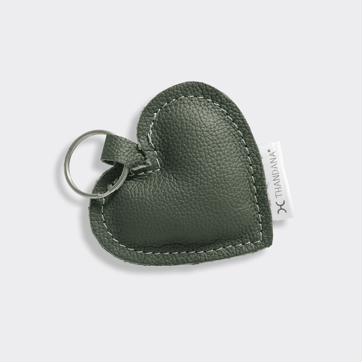 Thandana Leather Heart Key Ring - KaryKase