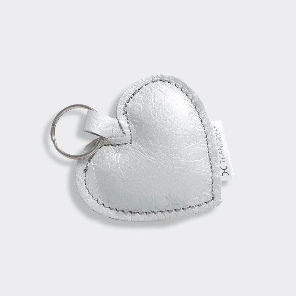 Thandana Leather Heart Key Ring - KaryKase