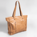 Thandana Leather Laptop Tote Handbag - KaryKase
