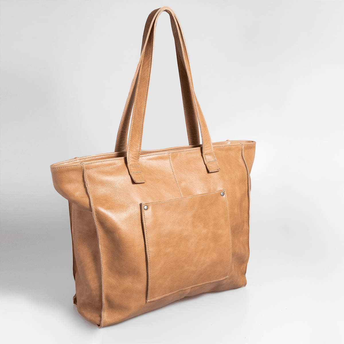 Thandana Leather Laptop Tote Handbag - KaryKase
