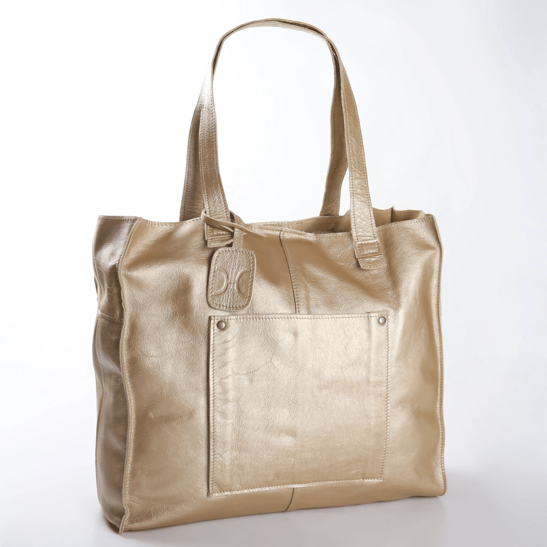 Thandana Leather Laptop Tote Handbag - KaryKase