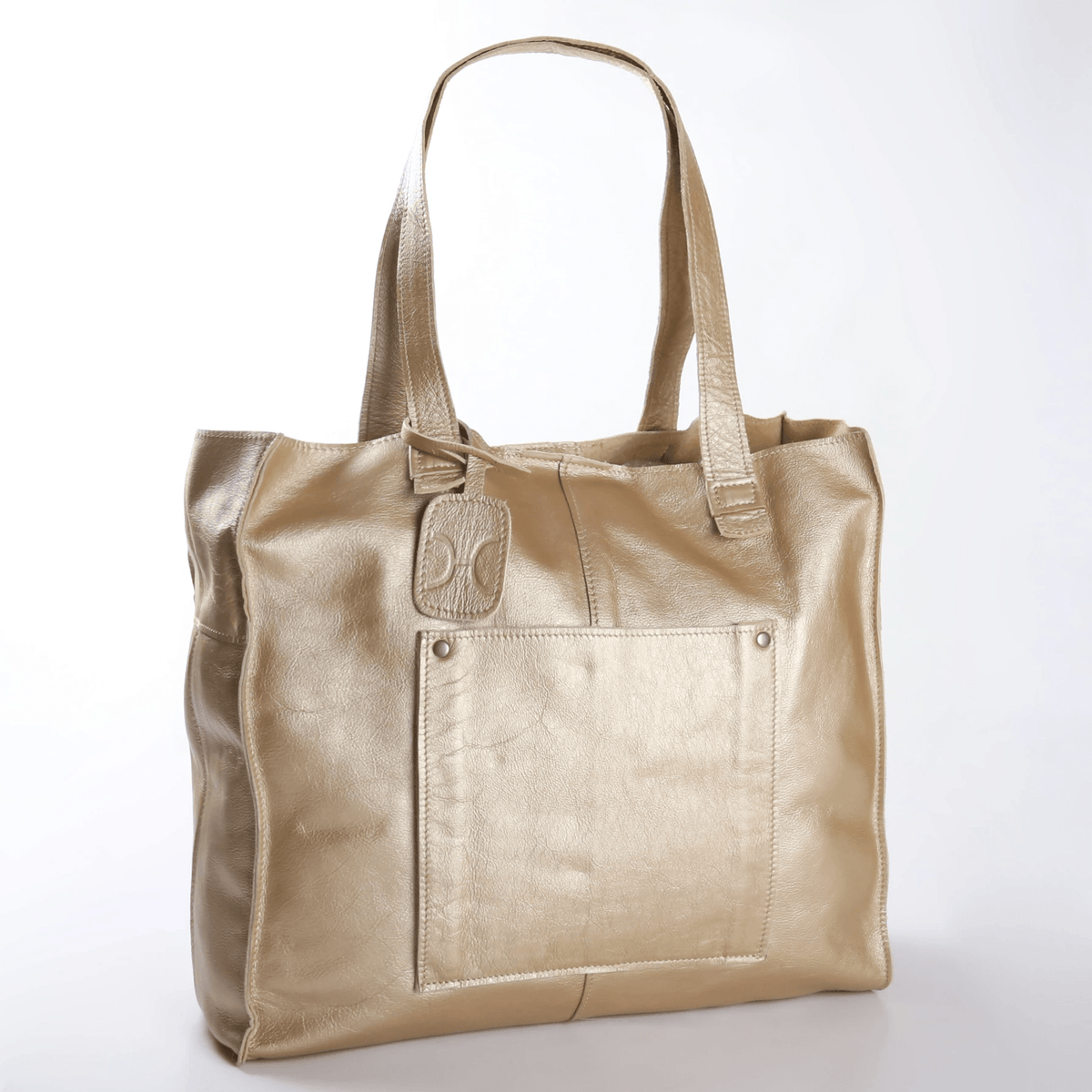Thandana Leather Laptop Tote Handbag - KaryKase