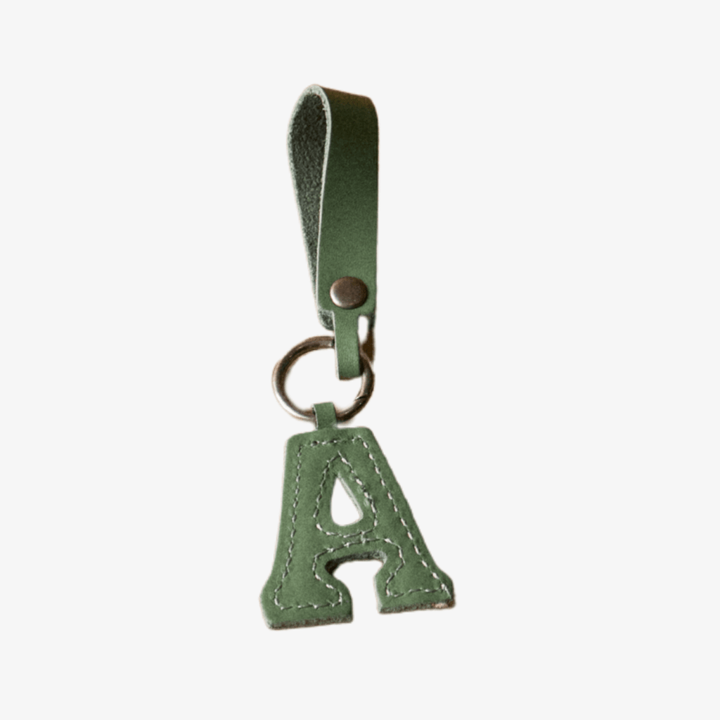 Thandana Leather Letter Key Ring - KaryKase