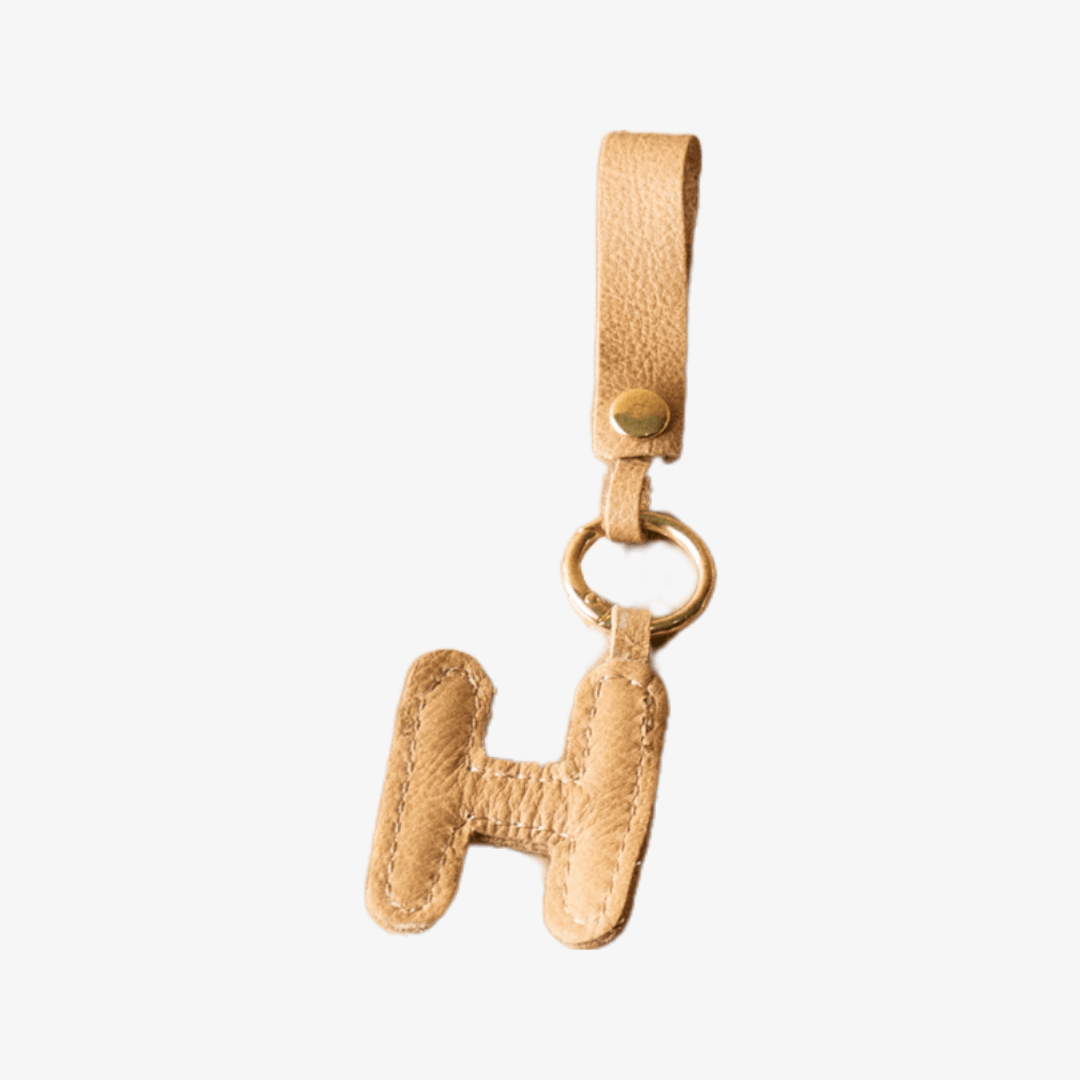 Thandana Leather Letter Key Ring - KaryKase