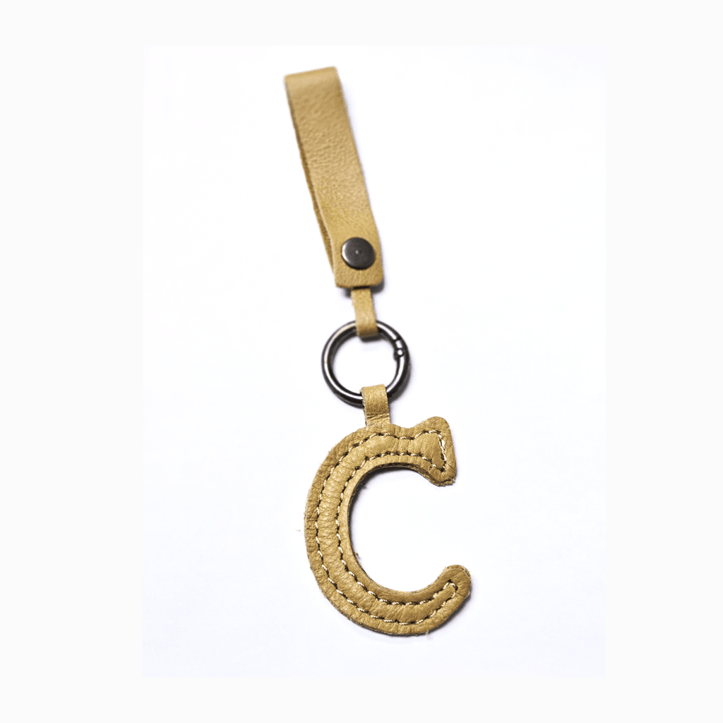 Thandana Leather Letter Key Ring - KaryKase