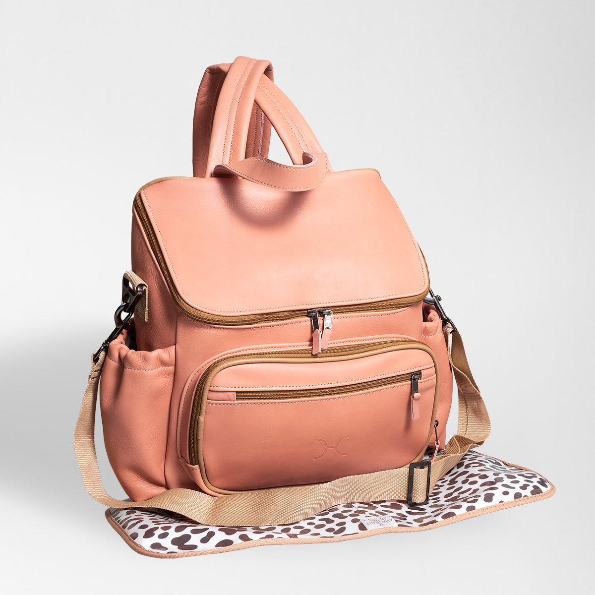 Thandana Leather Nappy Backpack - KaryKase