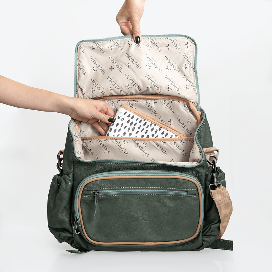 Thandana Leather Nappy Backpack - KaryKase