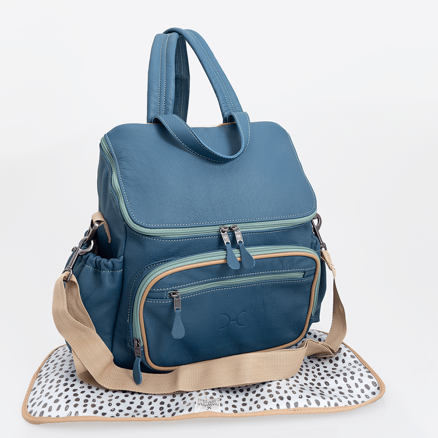 Thandana Leather Nappy Backpack - KaryKase