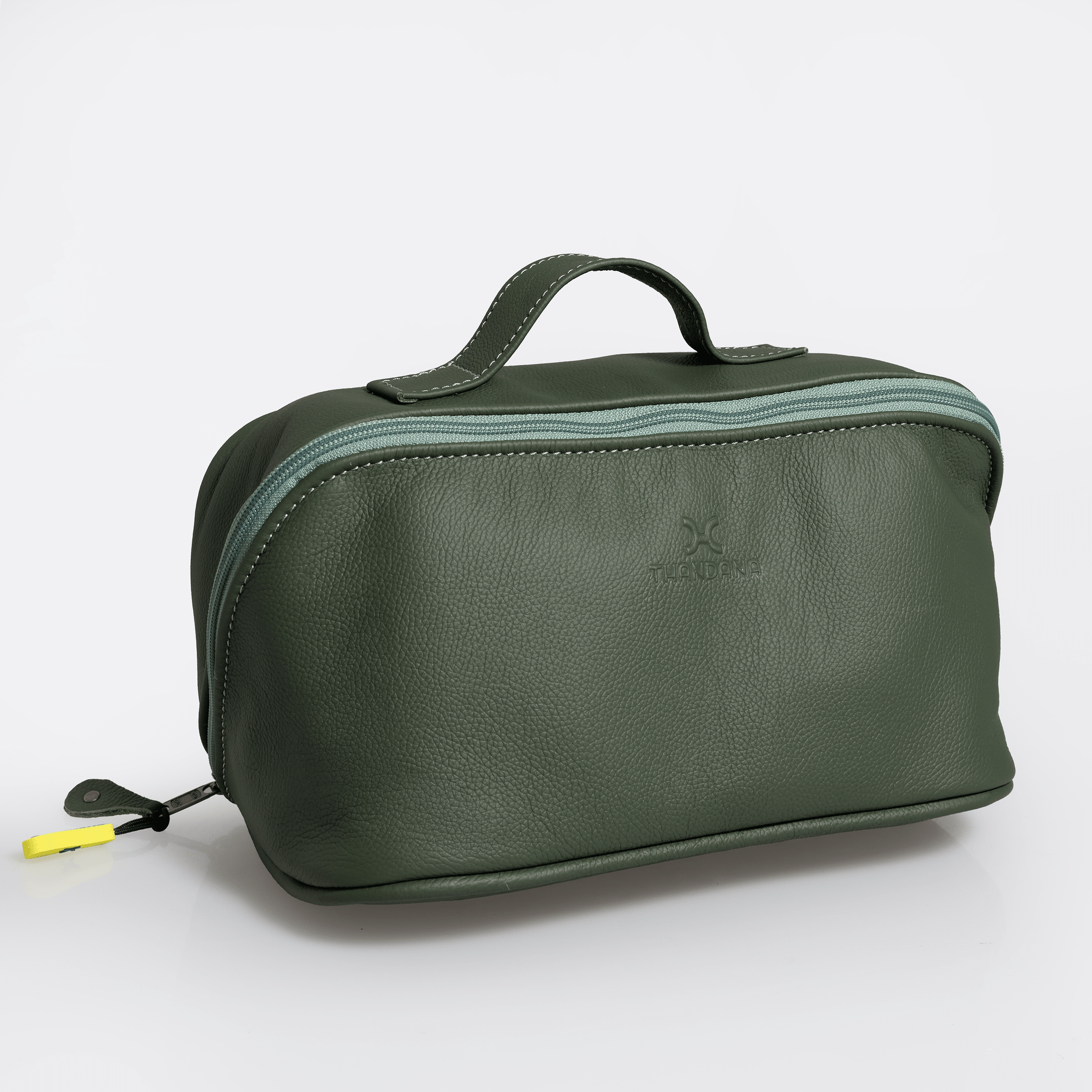 Thandana Leather Side Mouth Vanity Bag - KaryKase