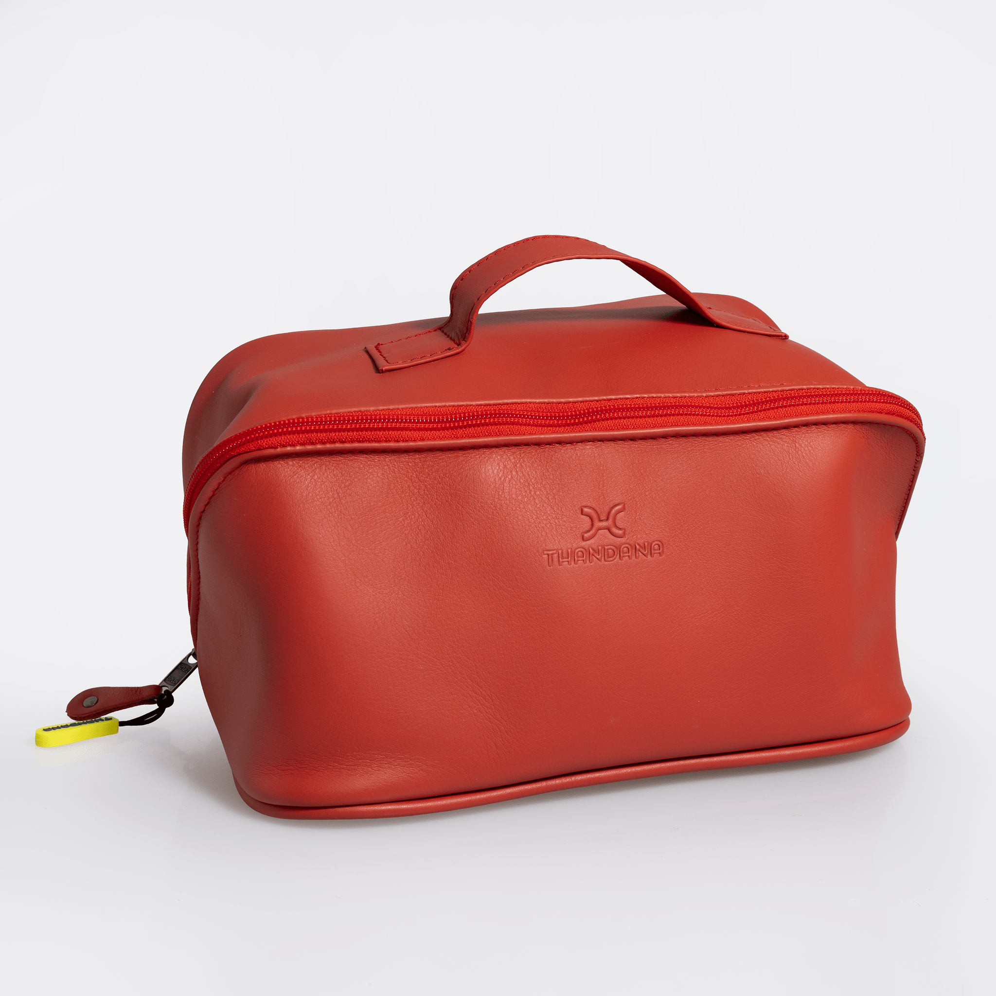 Thandana Leather Side Mouth Vanity Bag - KaryKase