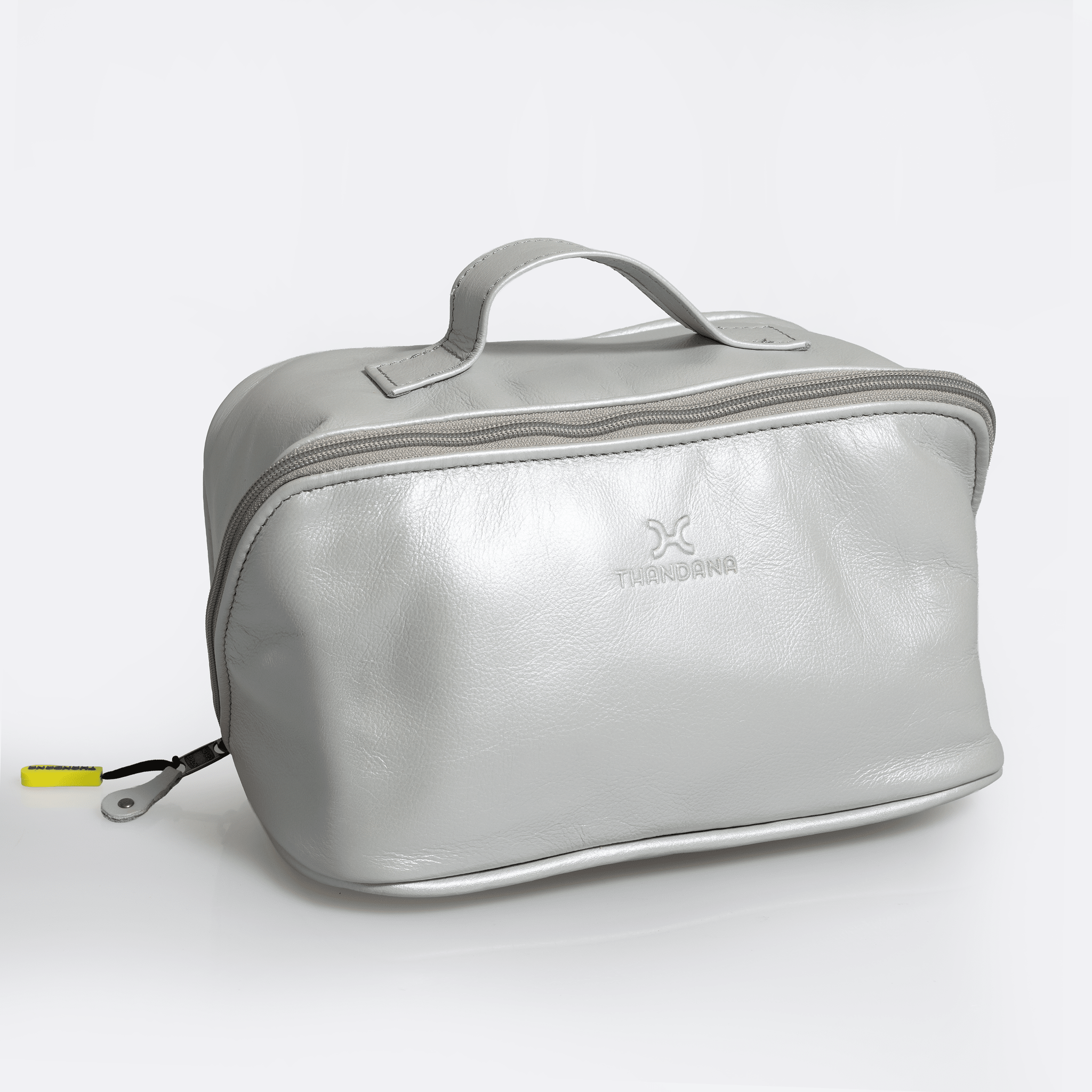 Thandana Leather Side Mouth Vanity Bag - KaryKase