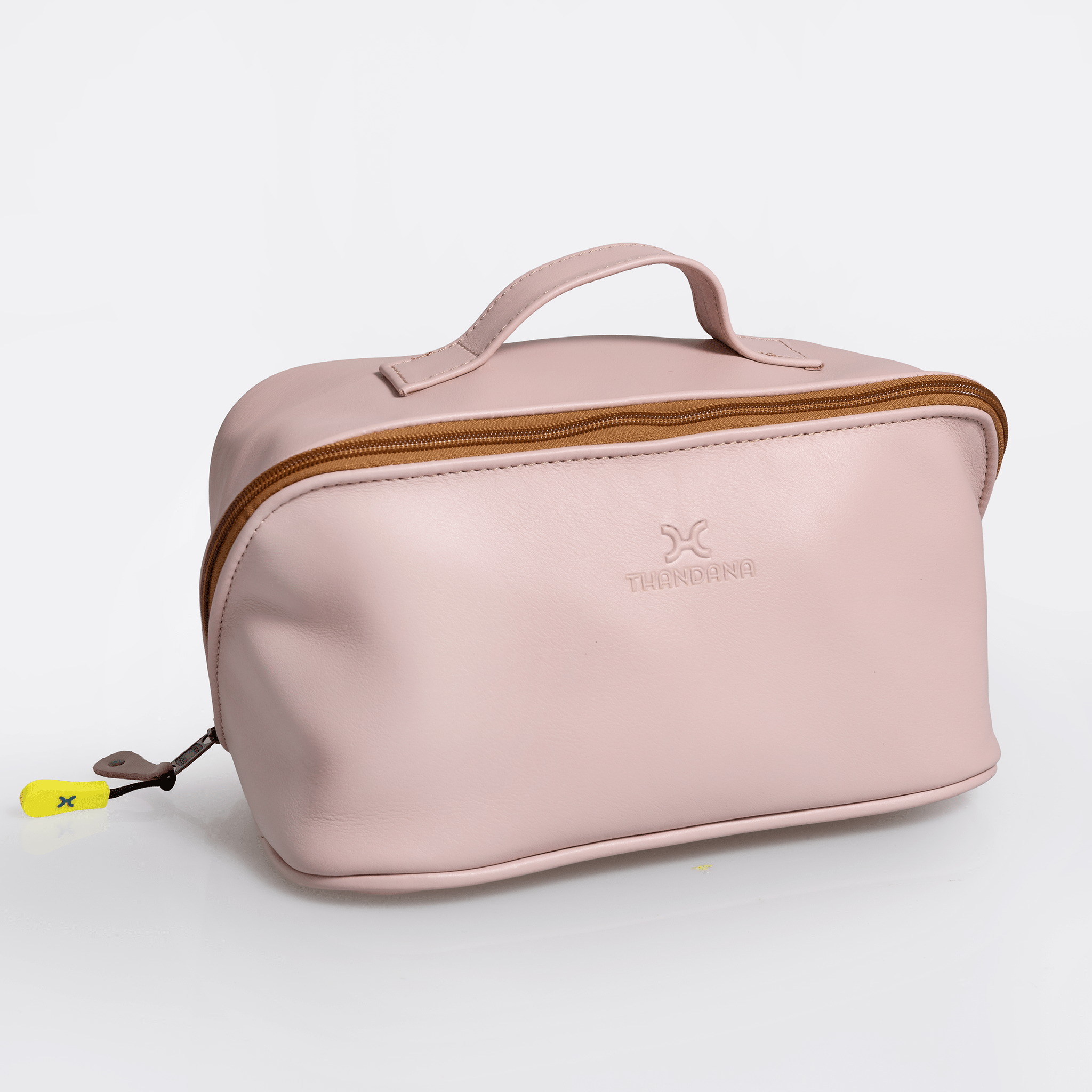 Thandana Leather Side Mouth Vanity Bag - KaryKase