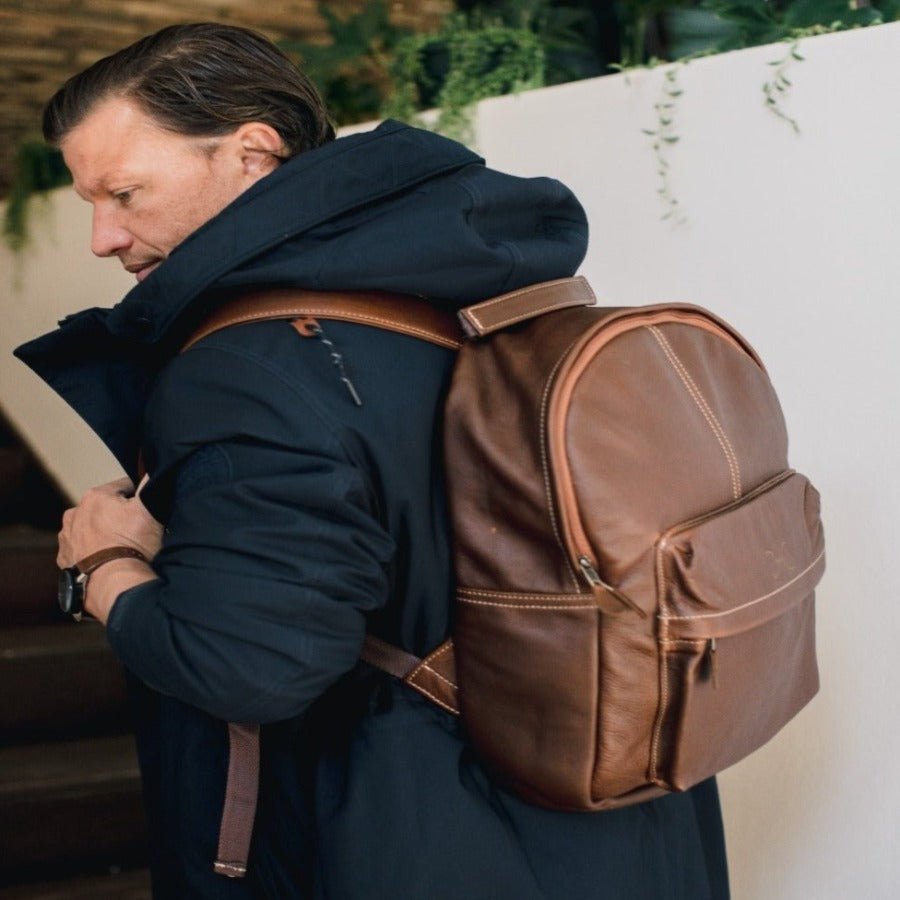 Thandana Leather Travel Backpack - KaryKase