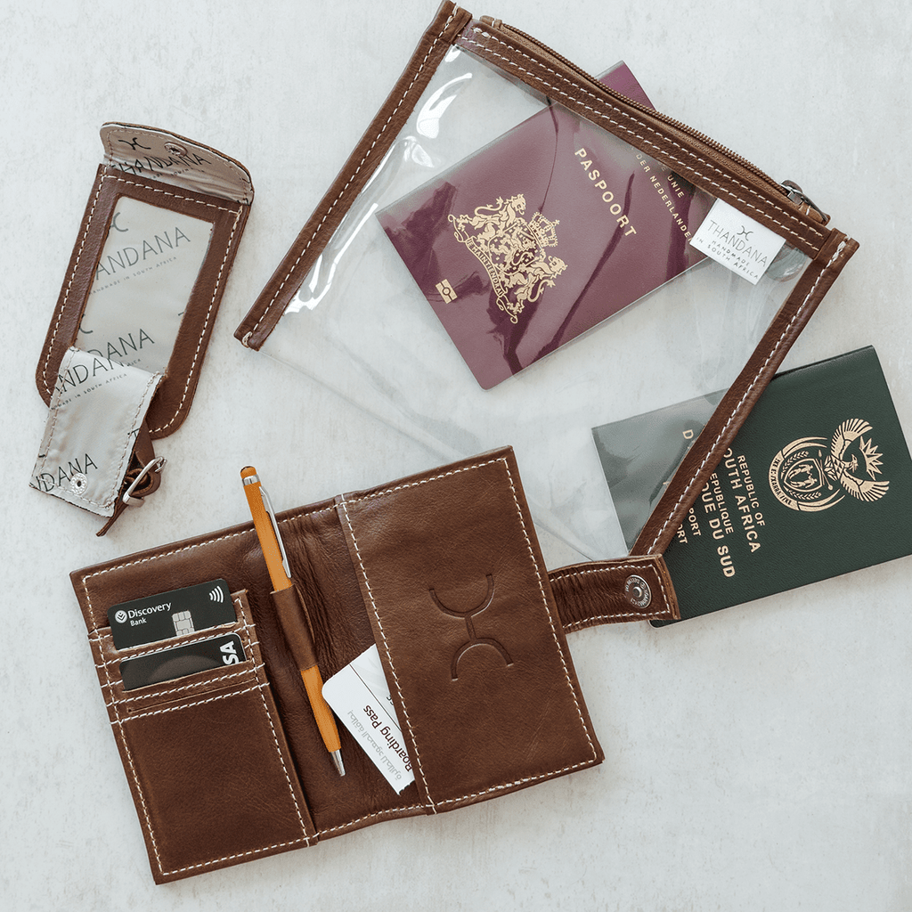 Thandana Leather Travel Set - KaryKase
