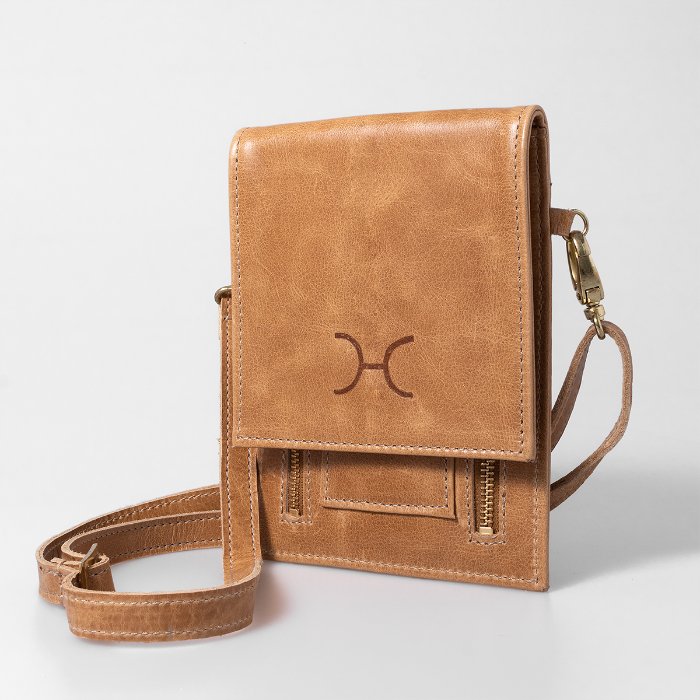 Thandana Leather Urban Cellphone Sling - KaryKase