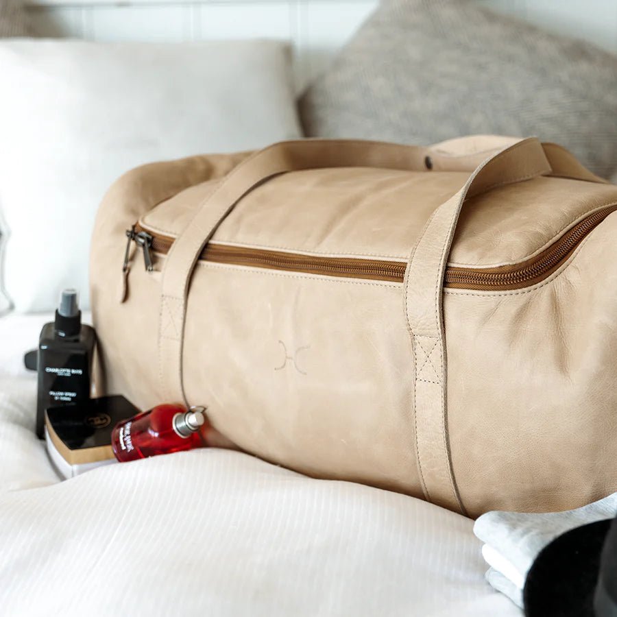 Thandana Leather Wheeled Duffel Bag - KaryKase