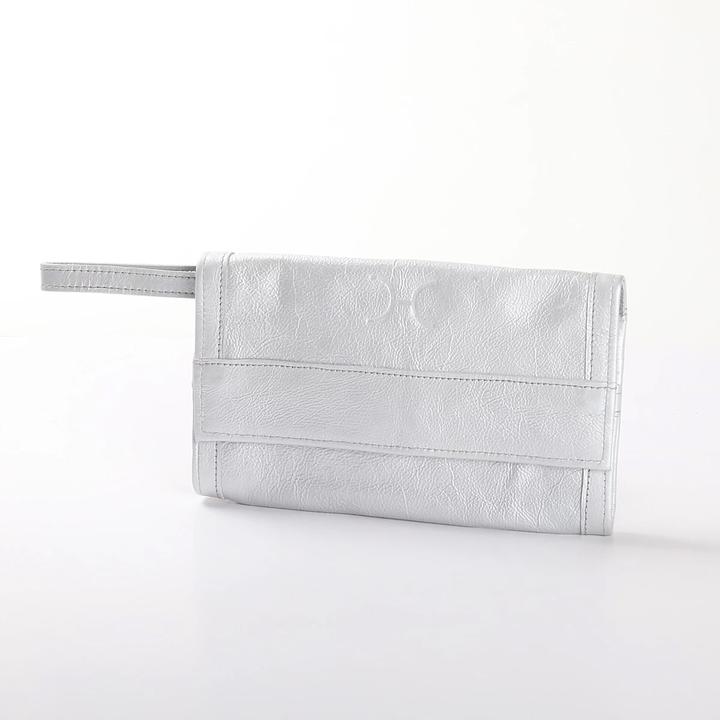 Thandana Metallic Leather Travel Wallet - KaryKase