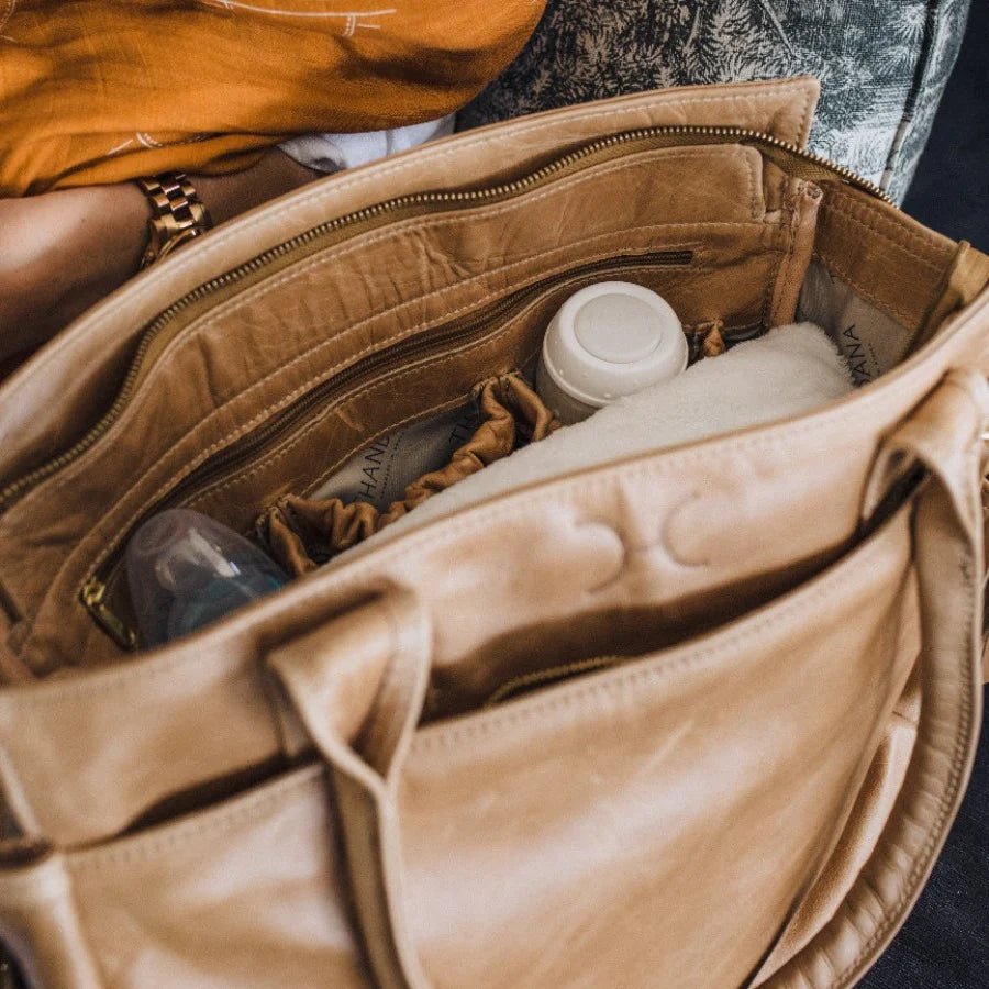 Thandana Noa Leather Handbag | Print Faux Fur - KaryKase