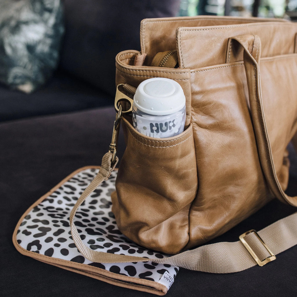 Thandana Noa Leather Handbag | Print Faux Fur - KaryKase