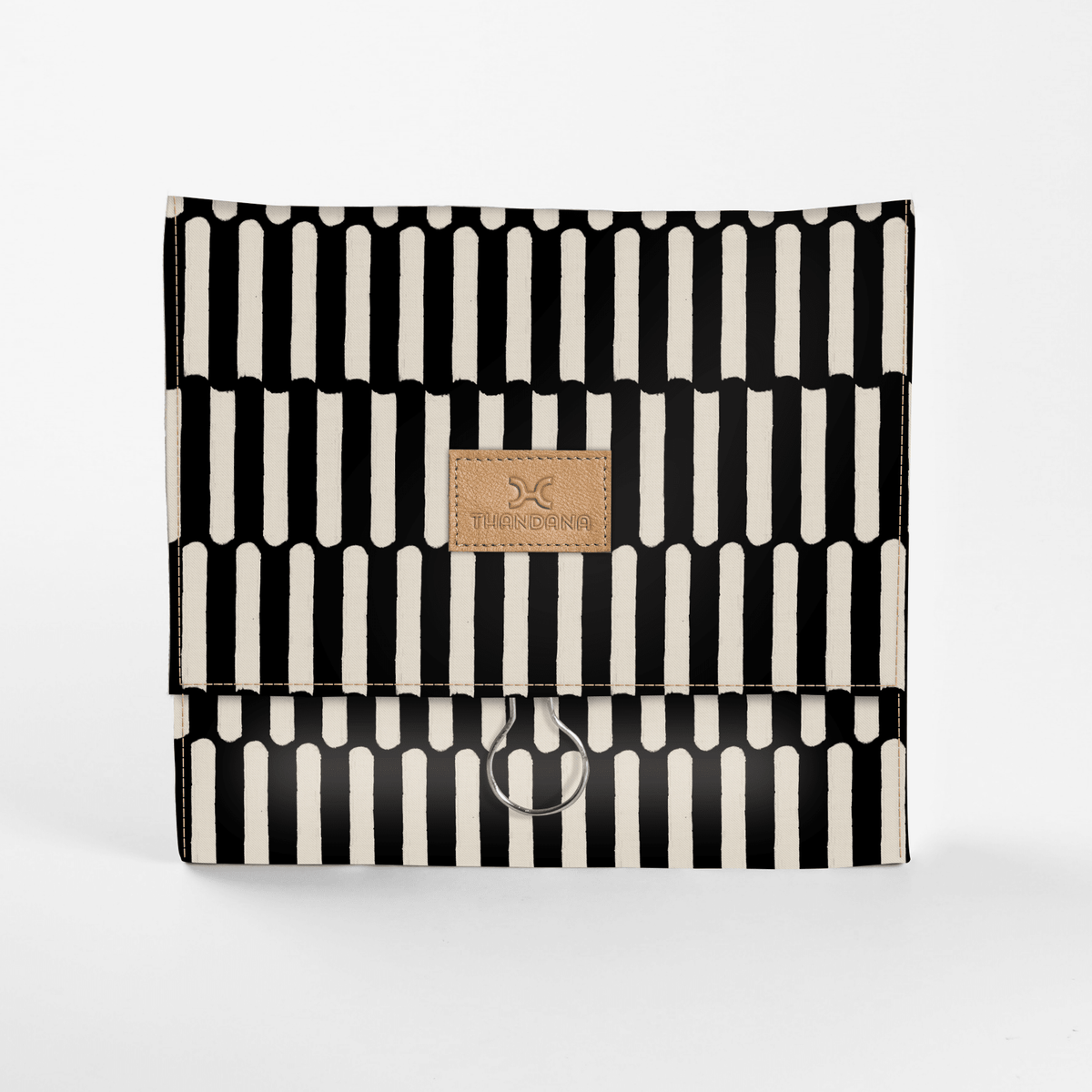 Thandana Roll Up Laminated Fabric Toiletry Bag With Hook - KaryKase