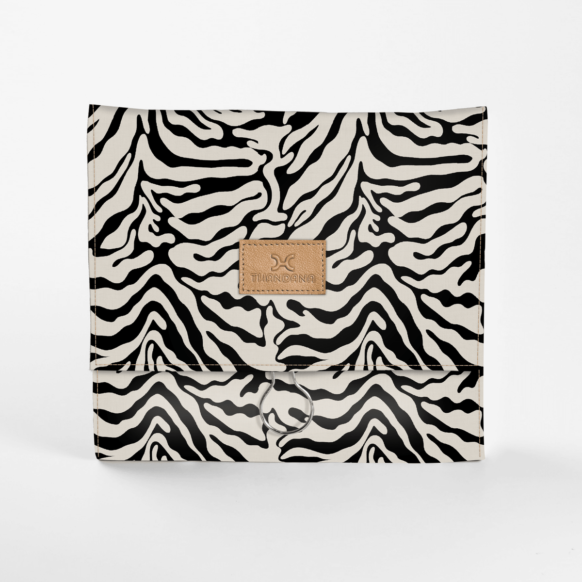 Thandana Roll Up Laminated Fabric Toiletry Bag With Hook - KaryKase