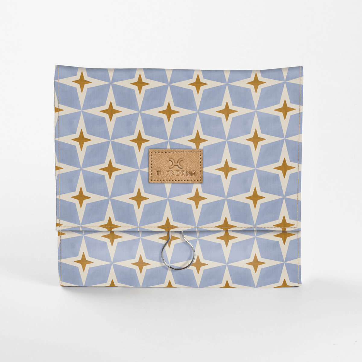 Thandana Roll Up Laminated Fabric Toiletry Bag With Hook - KaryKase