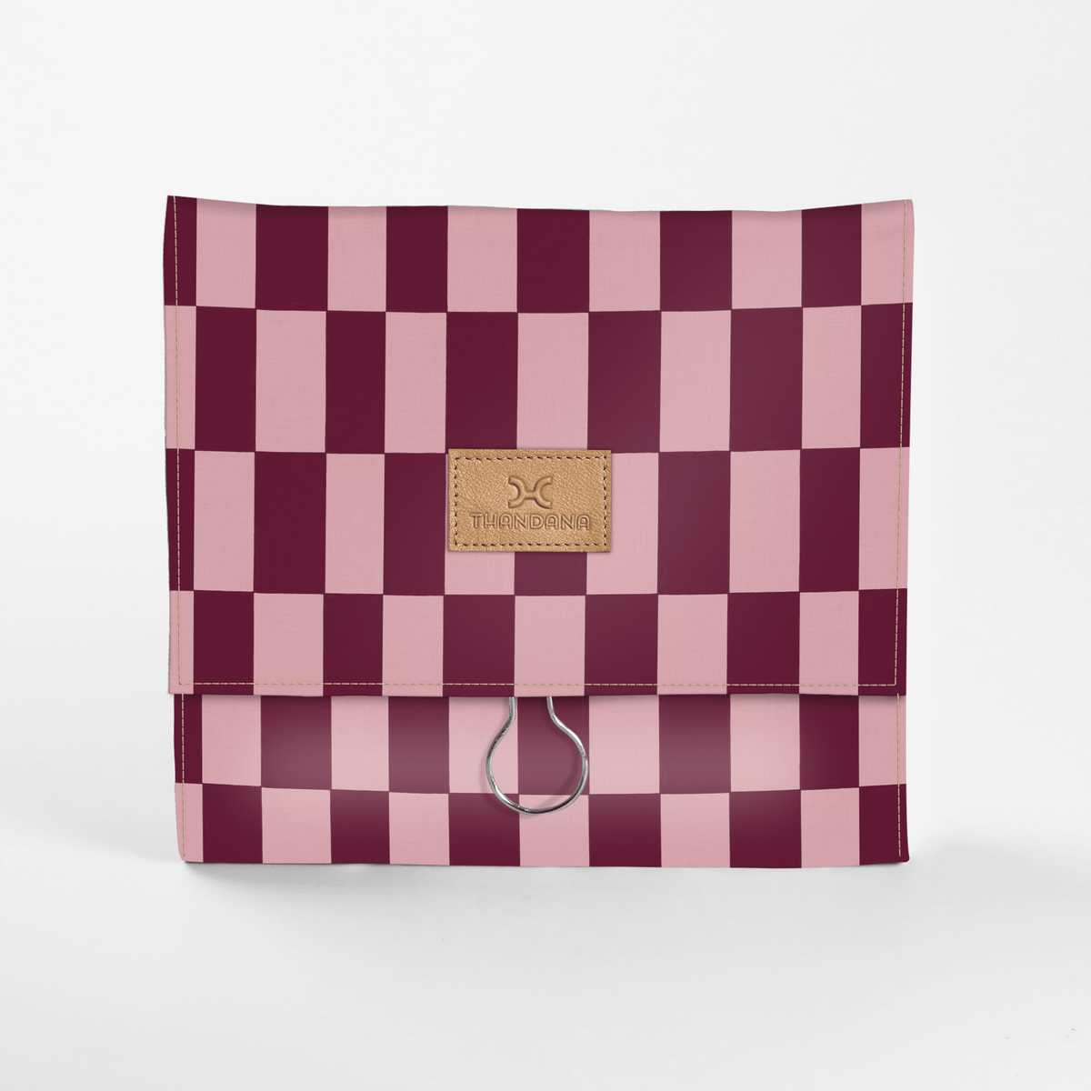 Thandana Roll Up Laminated Fabric Toiletry Bag With Hook - KaryKase