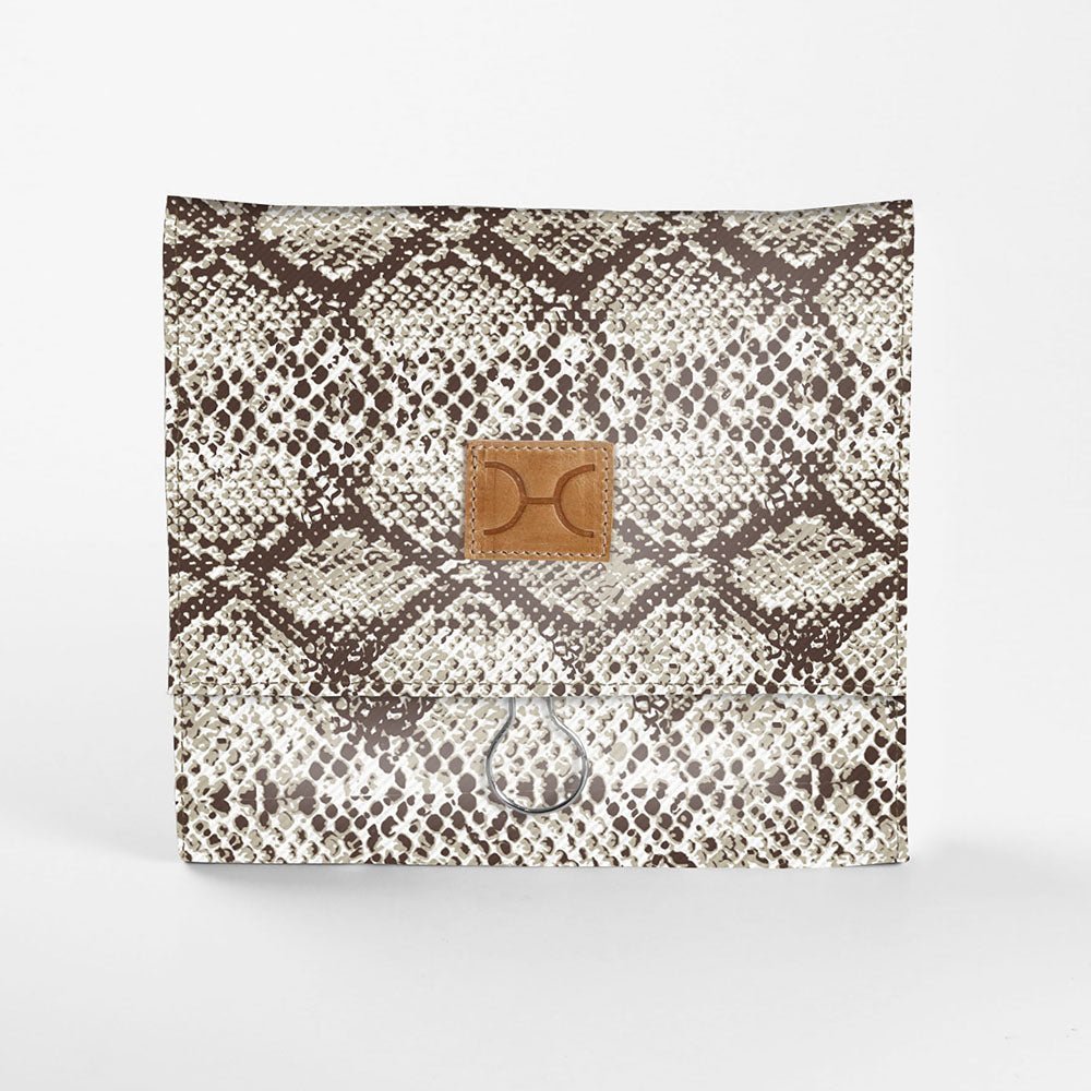 Thandana Roll Up Laminated Fabric Toiletry Bag With Hook - KaryKase