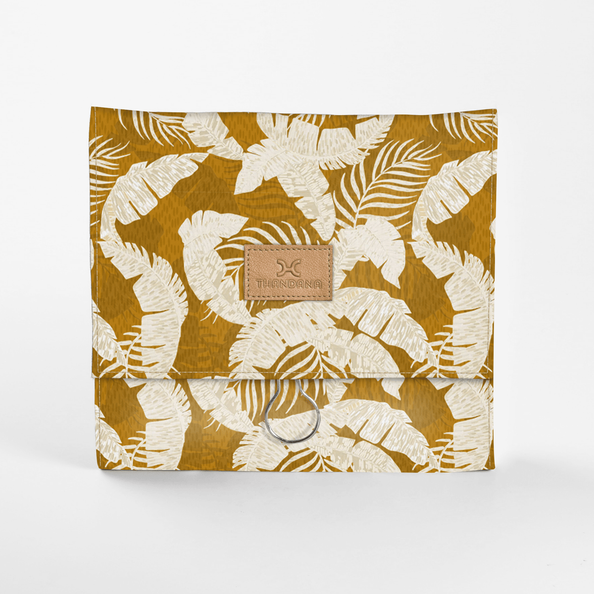 Thandana Roll Up Laminated Fabric Toiletry Bag With Hook - KaryKase