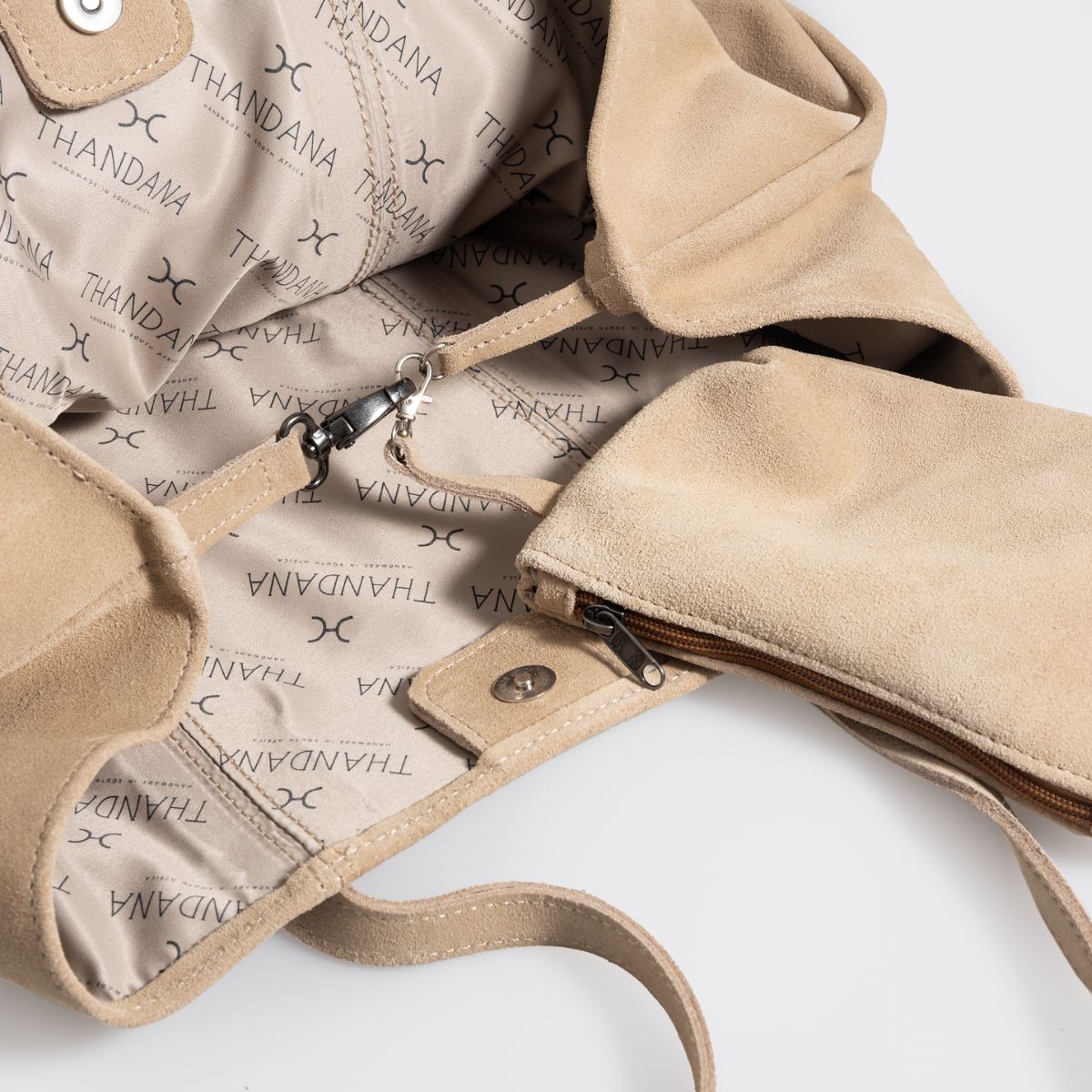 Thandana Sienna Suede Leather Handbag - KaryKase